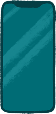 Aparecen símbolos ilustrados de VoiceOver.