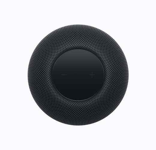HomePod, Midnight colour, top exterior