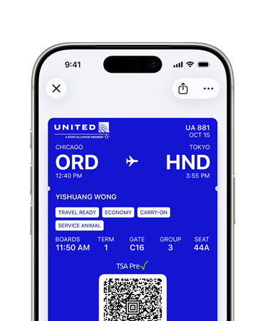 iPhone, bovenste helft van het scherm met Digitale ID opgeslagen in de Wallet-app