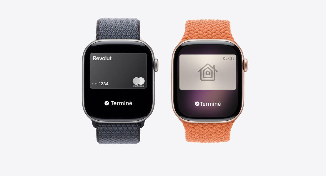 Apple Watch Series 11, écran Apple Pay, Apple Card, Cartes d’Apple, Carte de transport, clé de maison