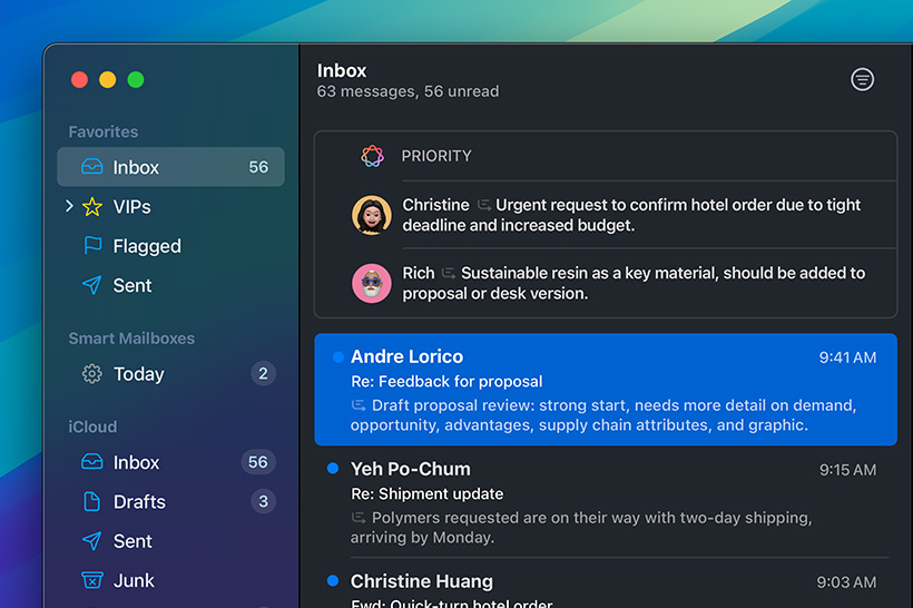 Apple Intelligence donosi Prioritetne poruke u aplikaciju Poruke