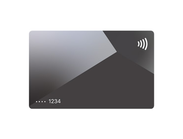 Front of Credit Card