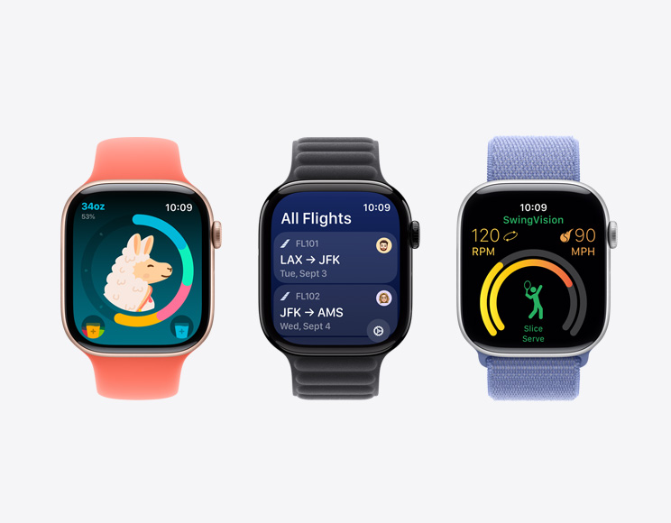 Different apps that you can download from the App Store.